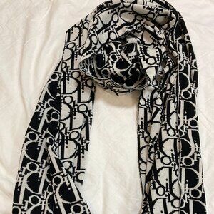 Vintage Christian Dior  wool scarf